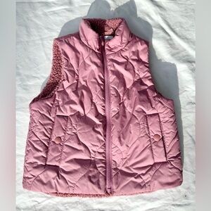 Pink Crewcuts Reversible Quilted Vest size xs